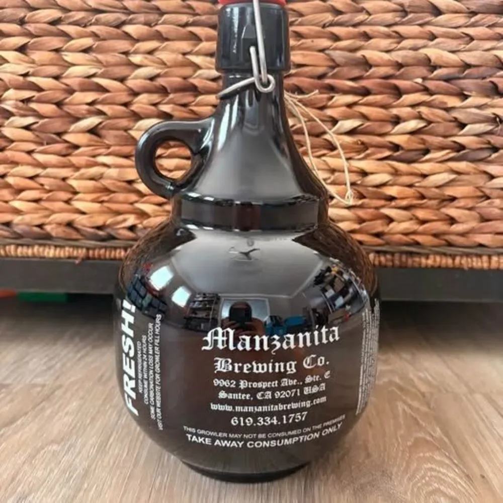 Manzanita Brewing Co. Beer Growler